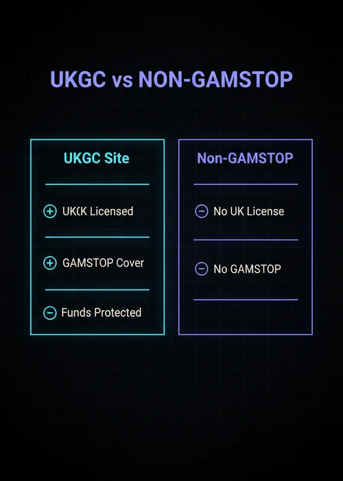 Debit card being used for online casino deposit at a non GamStop site